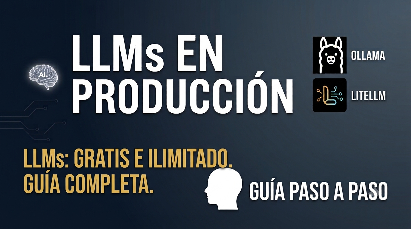 Despliega tus propios LLMs en Producción con Ollama y LiteLLM: Guía Paso a Paso