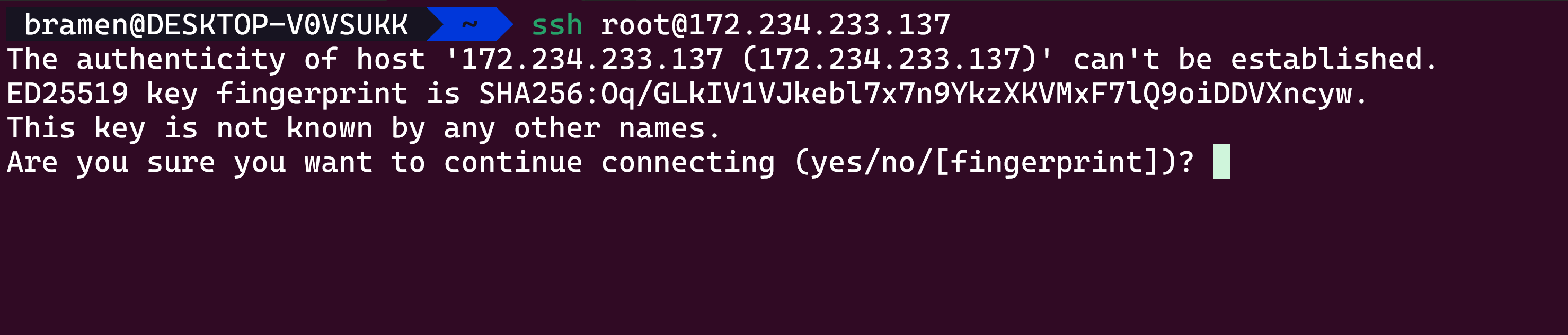 Conexión SSH