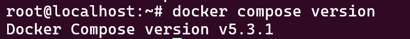 Versión de Docker Compose
